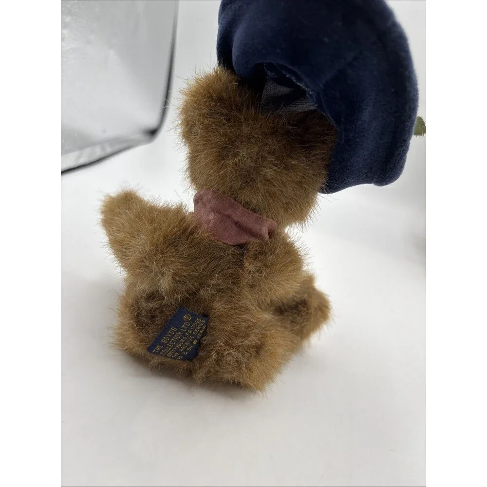 Vtg 1990 Boyd's Bear Yvette Dubeary Jointed Plush Stuffed Animal Toy w/ Hat 8